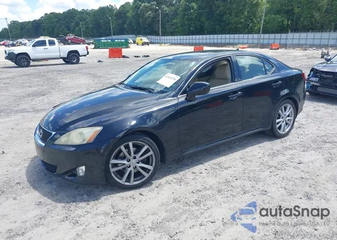 2007 Lexus Is 250 from USA, damaged, VIN JTHBK262875050700